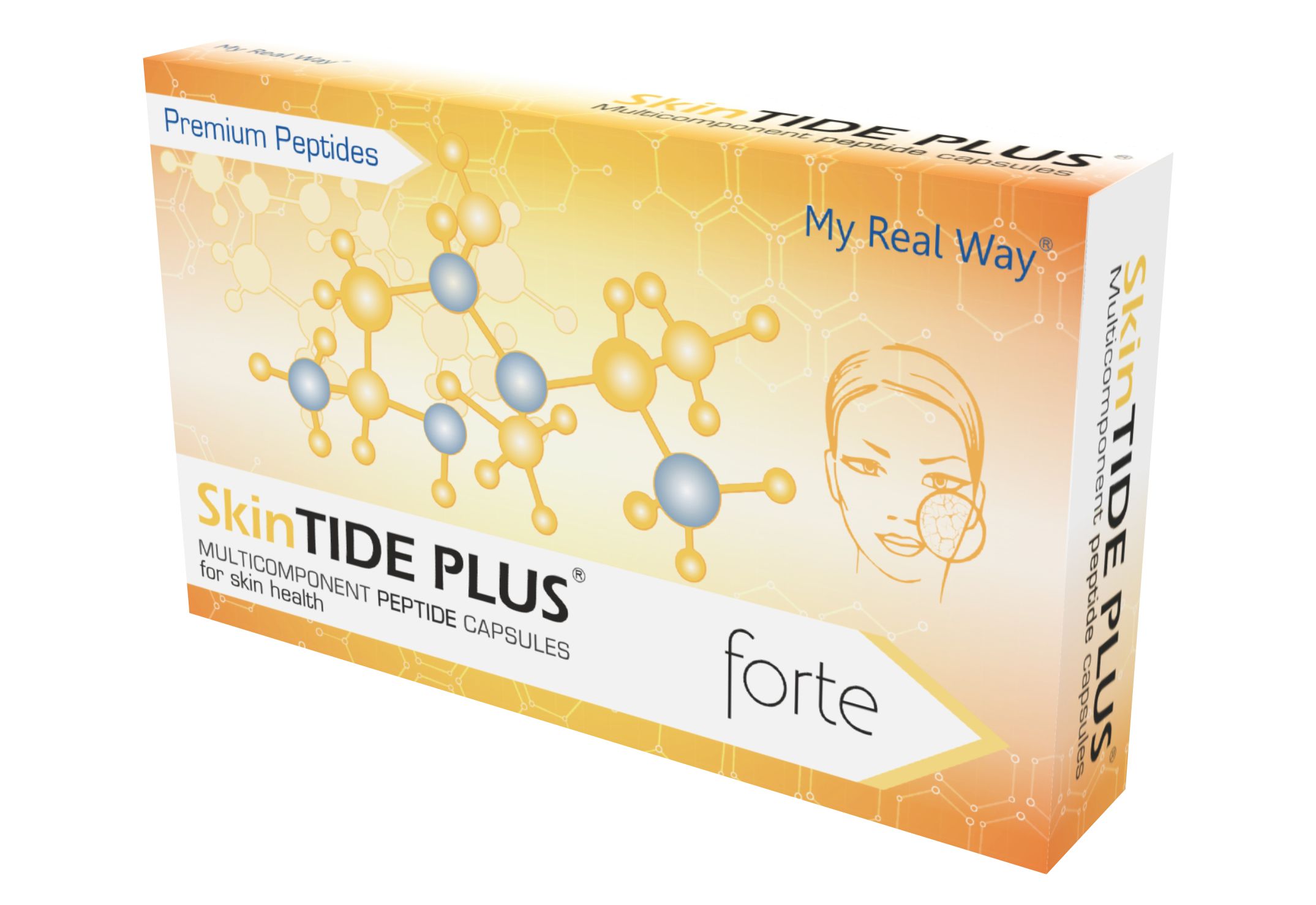 SkinTIDE PLUS forte в Украине - пептиды для кожи